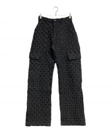 Irojikake（イロジカケ）の古着「VOLCANIC ROCK DENIM PANTS」｜ブラック