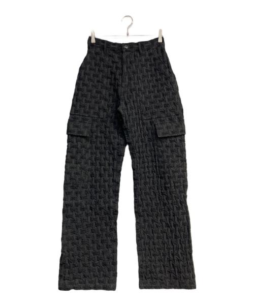 Irojikake（イロジカケ）irojikake (イロジカケ) VOLCANIC ROCK DENIM PANTS ブラック サイズ:Sの古着・服飾アイテム