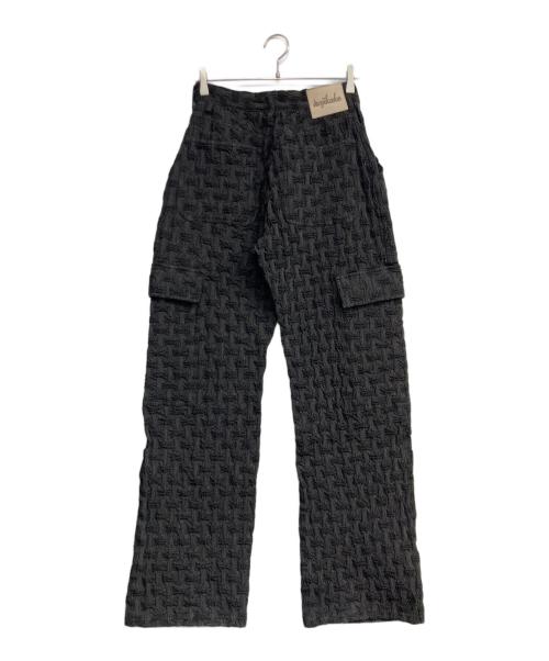 Irojikake（イロジカケ）irojikake (イロジカケ) VOLCANIC ROCK DENIM PANTS ブラック サイズ:Sの古着・服飾アイテム