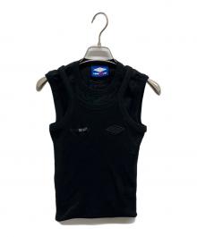 UMBRO×beautiful people（アンブロ×ビューティフルピープル）の古着「double-end jersey tank top」｜ブラック