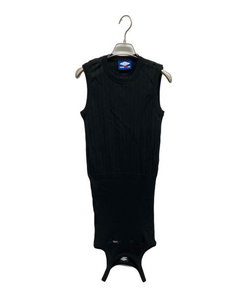 UMBRO（アンブロ）UMBRO (アンブロ) beautiful people (ビューティフルピープル) double-end jersey tank top ブラック サイズ:38の古着・服飾アイテム