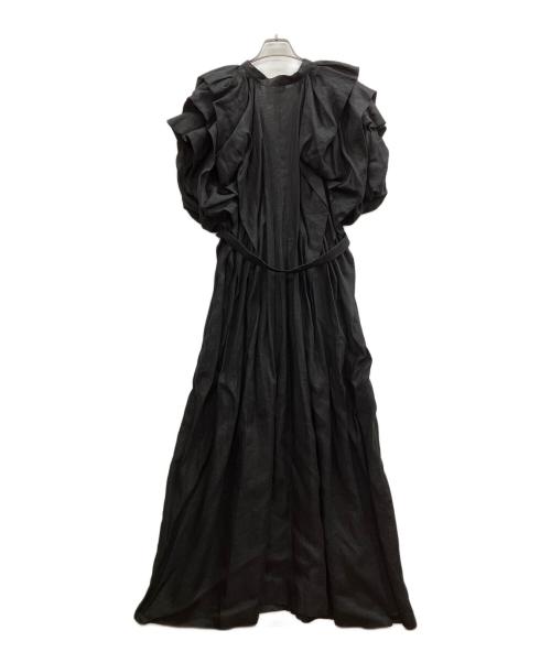 MYLAN（マイラン）MYLAN (マイラン) Volume Sleeve Maxi Dress ブラック サイズ:Freeの古着・服飾アイテム
