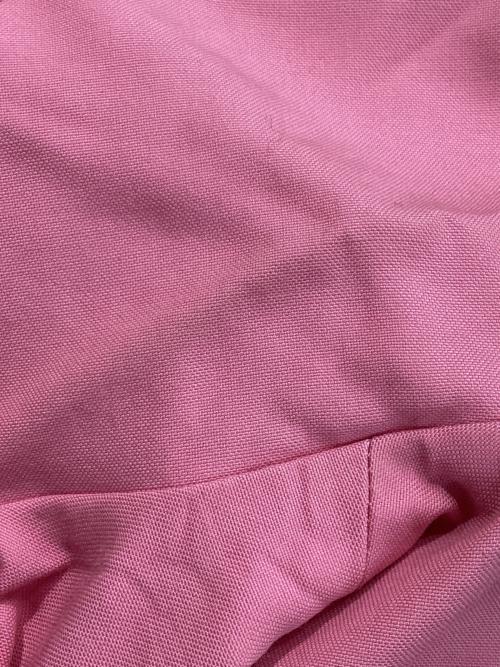 patou（パトゥ）patou (パトゥ) Patou Short sleeves belted jacket　パトゥ ショートスリーブス ベルテッド ジャケット ピンク サイズ:34の古着・服飾アイテム