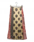 CELINEセリーヌ）の古着「シルクスカート」｜ベージュ