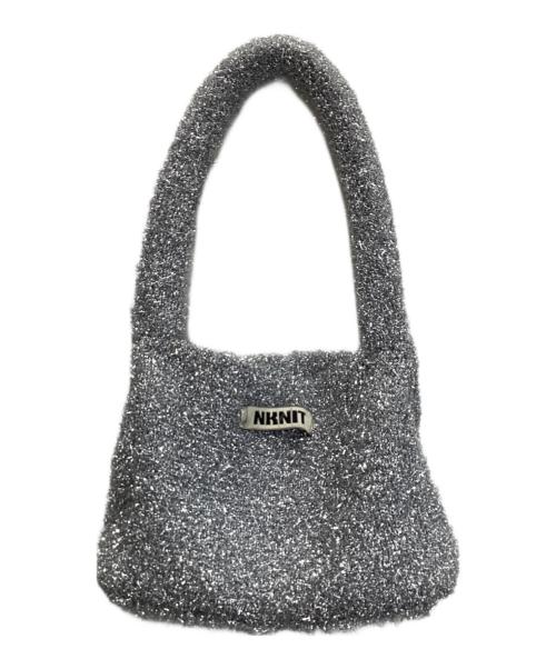 NKNIT（ンニット）NKNIT (ンニット) kira kira hand bag/キラキラハンドバッグ シルバーの古着・服飾アイテム