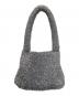 NKNIT (ンニット) kira kira hand bag/キラキラハンドバッグ シルバー：7000円