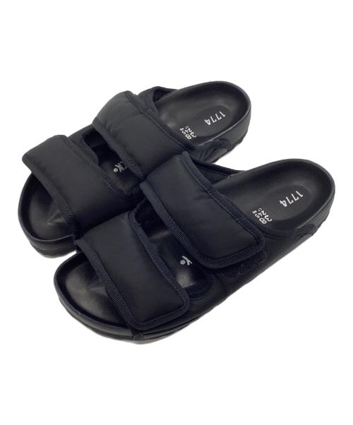 BIRKENSTOCK 1774（ビルケンシュトック）BIRKENSTOCK 1774 (ビルケンシュトック) Arizona Cosny in Nylon ブラック サイズ:24.5cmの古着・服飾アイテム