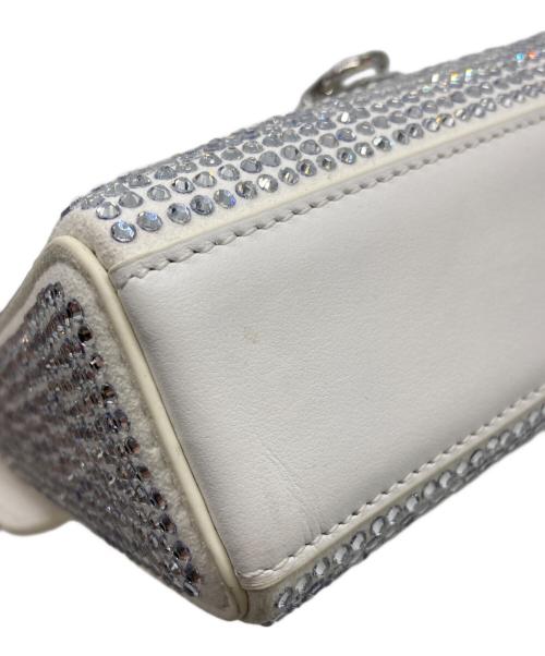 CAFUNE（カフネ）CAFUNE (カフネ) Stance Wallet Rhinestone ホワイトの古着・服飾アイテム