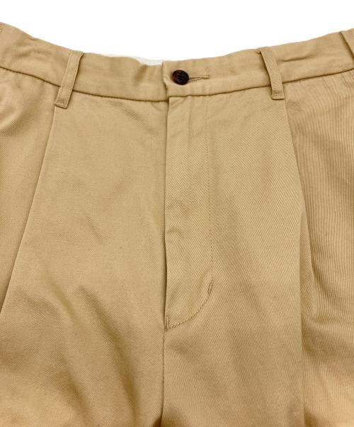 Graphpaper（グラフペーパー）Graphpaper (グラフペーパー) Westpoint Chino Wide Tapered Trousers ベージュ サイズ:SIZE 1の古着・服飾アイテム