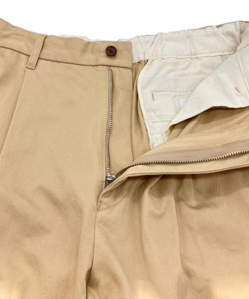 Graphpaper（グラフペーパー）Graphpaper (グラフペーパー) Westpoint Chino Wide Tapered Trousers ベージュ サイズ:SIZE 1の古着・服飾アイテム