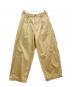 Graphpaper（グラフペーパー）の古着「Westpoint Chino Wide Tapered Trousers」｜ベージュ