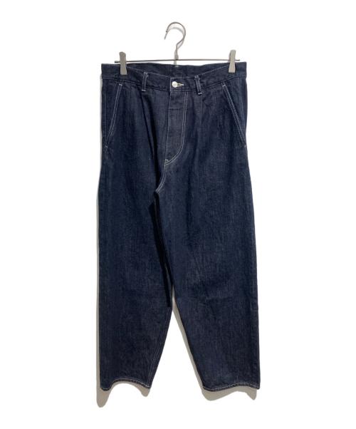 Graphpaper（グラフペーパー）Graphpaper (グラフペーパー) Selvage Denim Two Tuck Tapered Pants インディゴ サイズ:2の古着・服飾アイテム