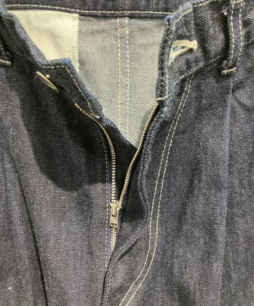 Graphpaper（グラフペーパー）Graphpaper (グラフペーパー) Selvage Denim Two Tuck Tapered Pants インディゴ サイズ:2の古着・服飾アイテム