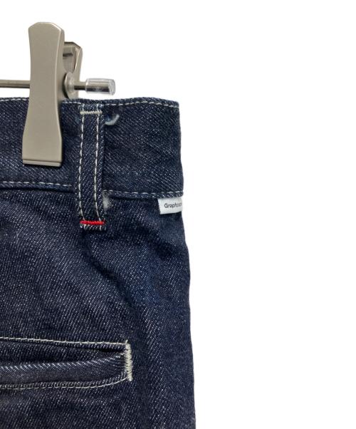 Graphpaper（グラフペーパー）Graphpaper (グラフペーパー) Selvage Denim Two Tuck Tapered Pants インディゴ サイズ:2の古着・服飾アイテム