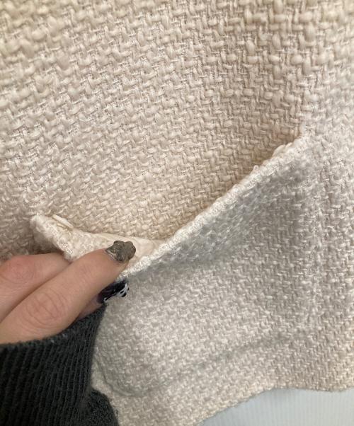 U-BIG（ユービッグ）U-BIG (ユービッグ) ツイードジレ ピンク サイズ:Mの古着・服飾アイテム