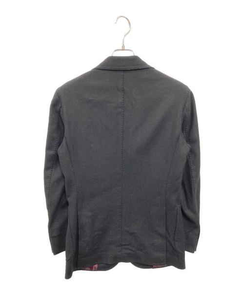 stile latino（スティレラティーノ）Stile Latino (スティレラティーノ) ヘリンボーン シングル3Bジャケット ブラック サイズ:42の古着・服飾アイテム