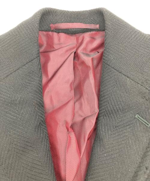 stile latino（スティレラティーノ）Stile Latino (スティレラティーノ) ヘリンボーン シングル3Bジャケット ブラック サイズ:42の古着・服飾アイテム