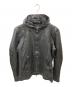 TORNADO MART（トルネードマート）の古着「シープレザーフーデッドジャケット」｜ブラック
