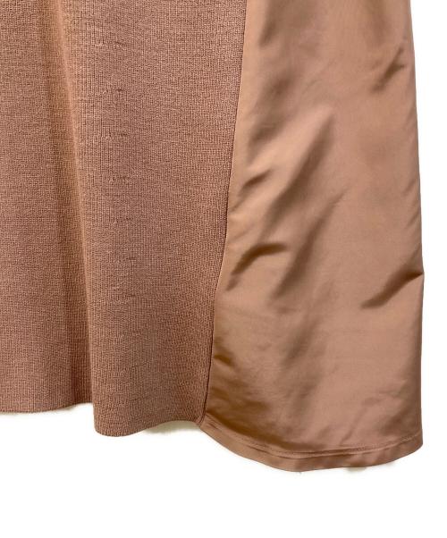 CELFORD（セルフォード）CELFORD (セルフォード) レイヤードショルダードッキングワンピ モカ サイズ:SIZE 36の古着・服飾アイテム