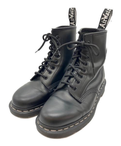 Dr.Martens（ドクターマーチン）Dr.Martens (ドクターマーチン) ホワイトステッチ8ホール ブーツ ブラック サイズ:UK6の古着・服飾アイテム