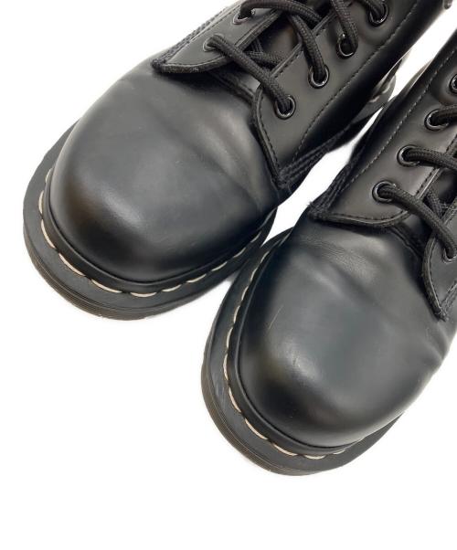 Dr.Martens（ドクターマーチン）Dr.Martens (ドクターマーチン) ホワイトステッチ8ホール ブーツ ブラック サイズ:UK6の古着・服飾アイテム