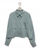 uncraveアンクレイヴ）の古着「ドライタッチトロ ショートシャツ」｜グリーン