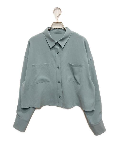 uncrave（アンクレイヴ3.）uncrave (アンクレイヴ) ドライタッチトロ ショートシャツ グリーン サイズ:1 未使用品の古着・服飾アイテム