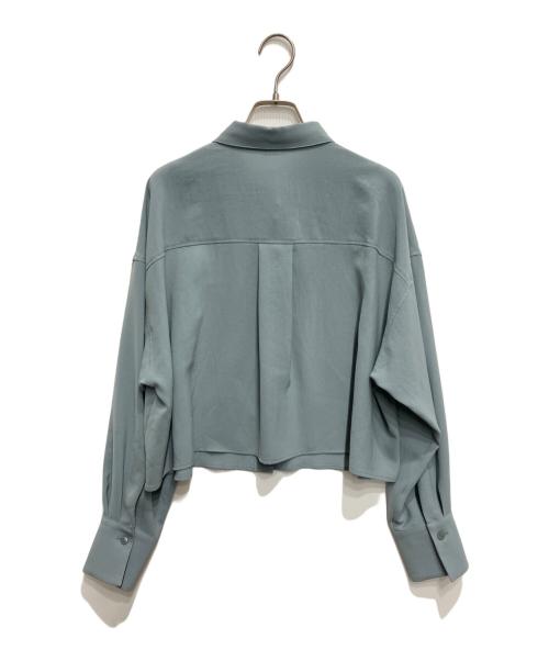 uncrave（アンクレイヴ3.）uncrave (アンクレイヴ) ドライタッチトロ ショートシャツ グリーン サイズ:1 未使用品の古着・服飾アイテム