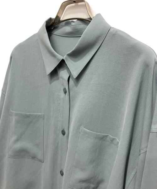 uncrave（アンクレイヴ3.）uncrave (アンクレイヴ) ドライタッチトロ ショートシャツ グリーン サイズ:1 未使用品の古着・服飾アイテム