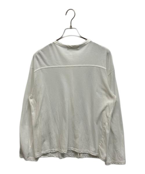THE SHINZONE（ザ シンゾーン）THE SHINZONE (ザ シンゾーン) HIGH TWIST COTTON CARDIGAN ホワイト サイズ:Freeの古着・服飾アイテム