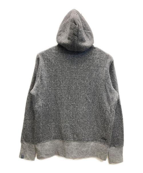 LOOPWHEELER（ループウィラー）LOOPWHEELER (ループウィラー) バイカラージップパーカー グレー サイズ:Mの古着・服飾アイテム