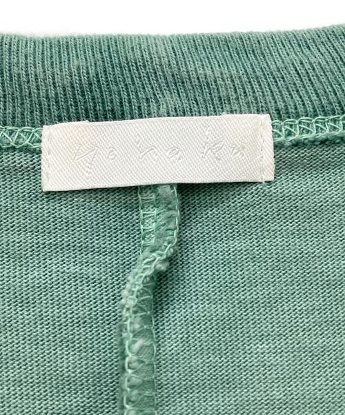 yohaku（ヨハク）yohaku (ヨハク) 染色ノースリーブコットンワンピース グリーン サイズ:Freeの古着・服飾アイテム