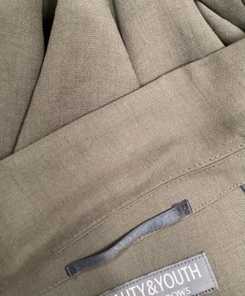 BEAUTY&YOUTH（ビューティーアンドユース）BEAUTY&YOUTH (ビューティーアンドユース) トリクシオン 2ボタン ジャケット ブラウン サイズ:Mの古着・服飾アイテム