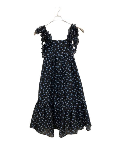 Snidel（スナイデル）Snidel (スナイデル) 肩リボンJQキャミワンピース ブラック サイズ:1 未使用品の古着・服飾アイテム