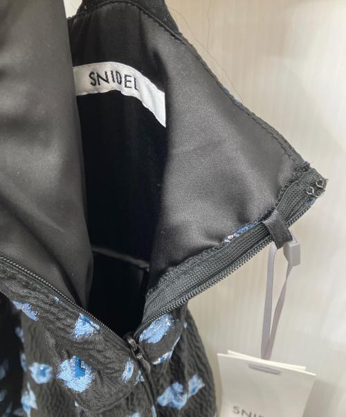 Snidel（スナイデル）Snidel (スナイデル) 肩リボンJQキャミワンピース ブラック サイズ:1 未使用品の古着・服飾アイテム