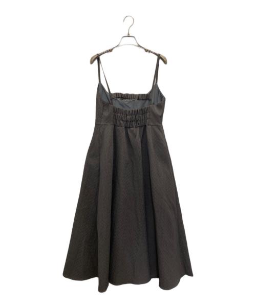 CELFORD（セルフォード）CELFORD (セルフォード) バックデザインフレアキャミワンピース グレー サイズ:38の古着・服飾アイテム
