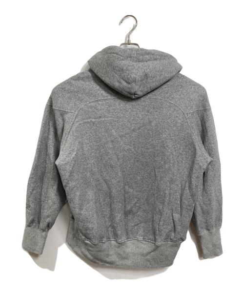 Americana（アメリカーナ）Americana (アメリカーナ) L'Appartement (アパルトモン) WIDE FULLZIP HOODIE  ワイドフルジップフーディ　パーカー　フーディ　日本製 グレー サイズ:実寸参照の古着・服飾アイテム