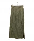 EVERYDAY I LIKE.エヴリデイ アイ ライク）の古着「Summer Wide Pants」｜グリーン