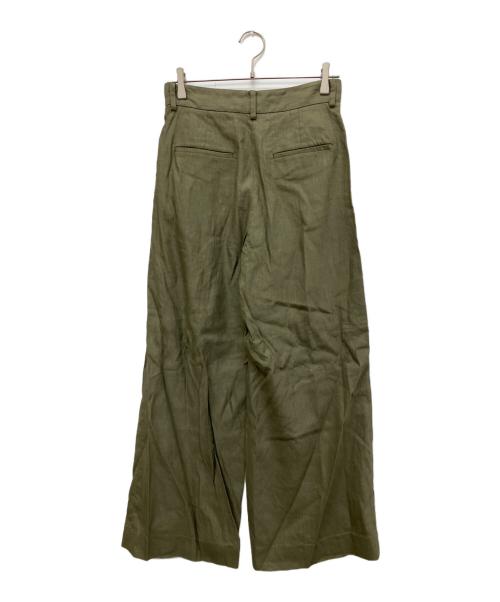 EVERYDAY I LIKE.（エヴリデイ アイ ライク）EVERYDAY I LIKE. (エヴリデイ アイ ライク) Summer Wide Pants グリーン サイズ:36の古着・服飾アイテム