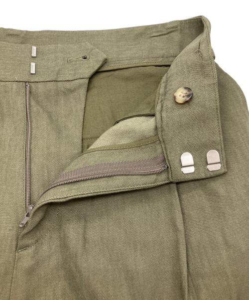 EVERYDAY I LIKE.（エヴリデイ アイ ライク）EVERYDAY I LIKE. (エヴリデイ アイ ライク) Summer Wide Pants グリーン サイズ:36の古着・服飾アイテム