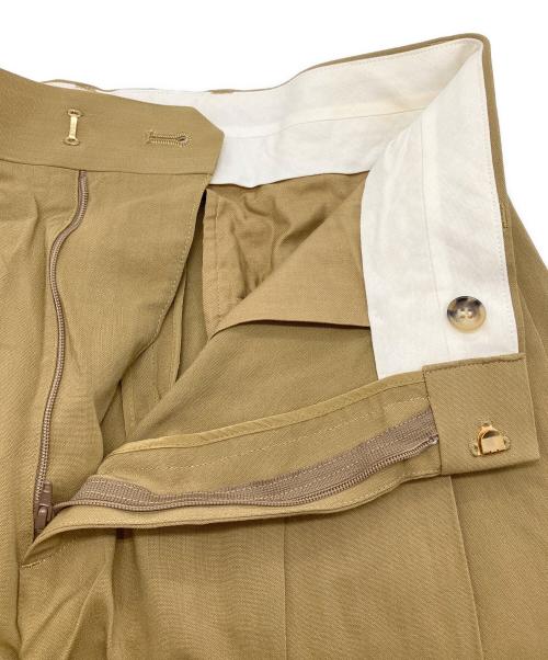 MUSE de Deuxieme Classe（ミューズ ドゥーズィエム クラス）MUSE de Deuxieme Classe (ミューズ ドゥーズィエム クラス) Peters suit タックパンツ ベージュ サイズ:36の古着・服飾アイテム
