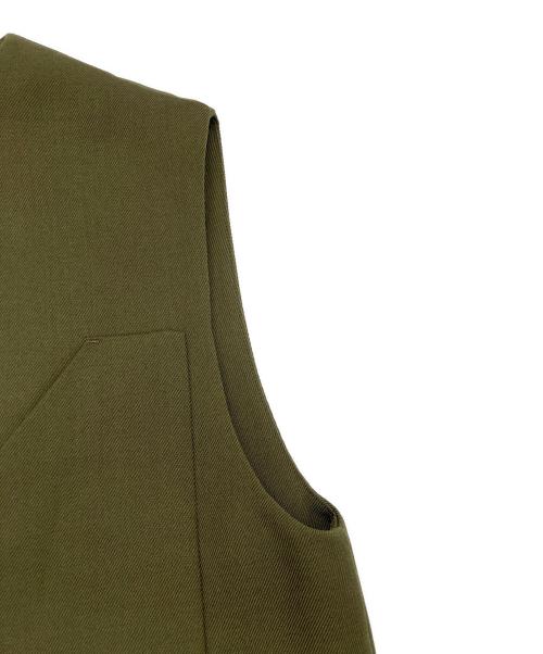 HYKE（ハイク）HYKE (ハイク) ノースリーブラップワンピース グリーン サイズ:	SIZE 2の古着・服飾アイテム