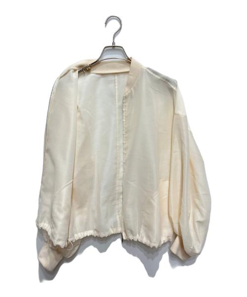 uncrave（アンクレイヴ）uncrave (アンクレイヴ) シアーブルゾン アイボリー サイズ:2の古着・服飾アイテム