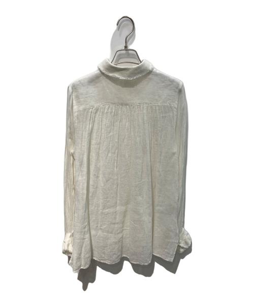 yunahica（ユナヒカ）yunahica (ユナヒカ) セットインフリルブラウス ホワイト サイズ:1の古着・服飾アイテム