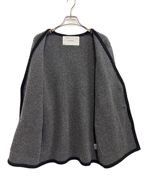 ADAWAS（アダワス）ADAWAS (アダワス) LOOP KNITTED JACKET グレー サイズ:Ｆの古着・服飾アイテム