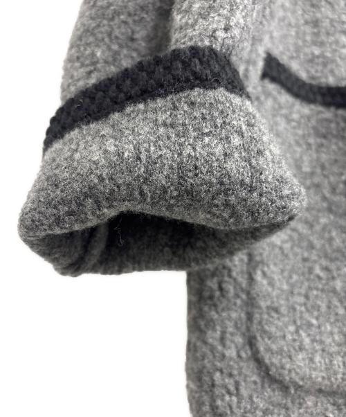 ADAWAS（アダワス）ADAWAS (アダワス) LOOP KNITTED JACKET グレー サイズ:Ｆの古着・服飾アイテム