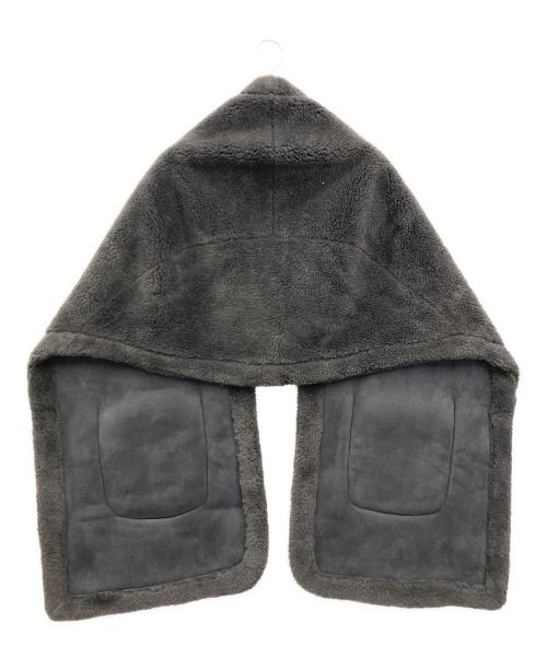 haunt（ハウント）haunt (ハウント) ボアストール チャコールグレーの古着・服飾アイテム