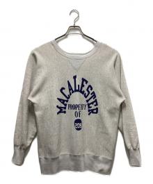 Champion（チャンピオン）の古着「1stパテントモデル クルーネックスウェットシャツ」｜ライトグレー
