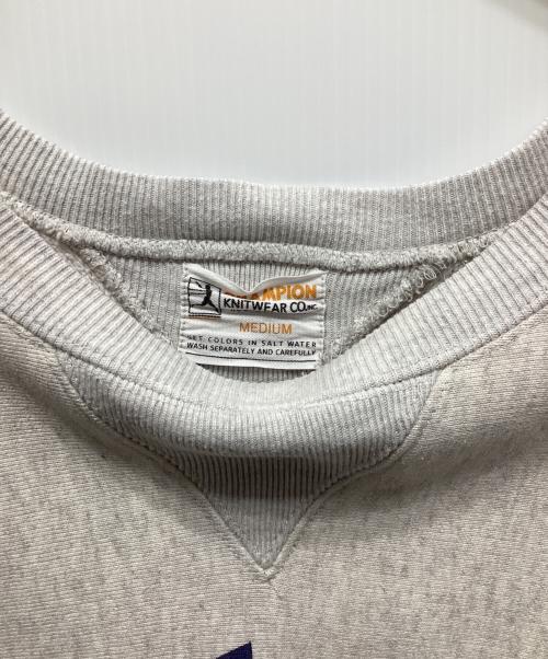 Champion（チャンピオン）Champion (チャンピオン) 1stパテントモデル クルーネックスウェットシャツ ライトグレー サイズ:Mの古着・服飾アイテム