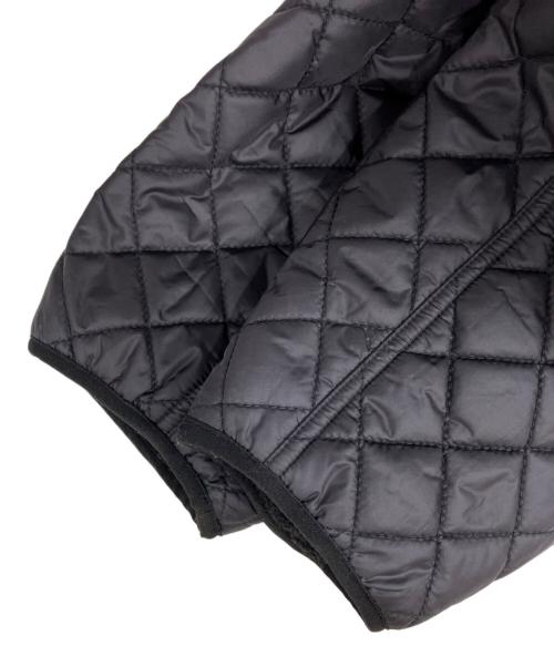 UNIVERSAL OVERALL（ユニバーサルオーバーオール）UNIVERSAL OVERALL (ユニバーサルオーバーオール) BARNYARDSTORM (バンヤードストーム) ボアリバーボンバージャケット/襟ボアキルティングジャケット ブラック サイズ:２の古着・服飾アイテム